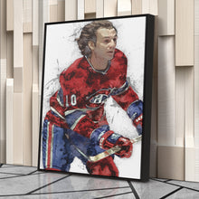 Load image into Gallery viewer, Guy Lafleur Canvas Art – Montreal Canadiens Wall Decor
