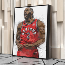 Load image into Gallery viewer, Kawhi Leonard Canvas Art – Toronto Raptors Wall Decor

