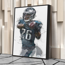 Load image into Gallery viewer, Saquon Barkley Canvas Art - Philadelphia Eagles Wall Decor
