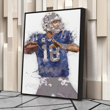 Load image into Gallery viewer, Peyton Manning Canvas Art – Indianapolis Colts Wall Decor
