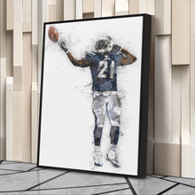 Load image into Gallery viewer, LaDainian Tomlinson Canvas Art – Los Angeles Chargers Wall Decor
