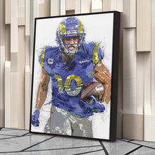 Load image into Gallery viewer, Cooper Kupp Canvas Art – Los Angeles Rams Wall Decor
