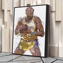 Load image into Gallery viewer, Kareem Abdul-Jabbar Canvas Art – Los Angeles Lakers Wall Decor

