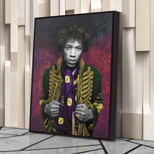 Load image into Gallery viewer, Jimi Hendrix Canvas Print – Guitarist &amp; Singer Wall Art for Home Music Decor
