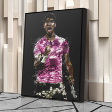 Load image into Gallery viewer, Carlos Alcaraz Canvas Print – Iconic Tennis Wall Art for Man Cave or Home
