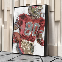 Load image into Gallery viewer, Jerry Rice Canvas Art – San Francisco 49ers Wall Decor
