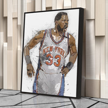 Load image into Gallery viewer, Patrick Ewing Canvas Art – New York Knicks Wall Decor
