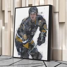 Load image into Gallery viewer, Mario Lemieux Canvas Art – Pittsburgh Penguins Wall Decor
