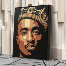 Load image into Gallery viewer, Tupac Canvas – Iconic Rap Wall Art for Music Lovers
