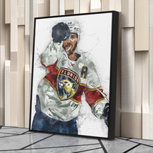Load image into Gallery viewer, Matt Tkachuk Canvas Art – Florida Panthers Wall Decor
