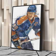 Load image into Gallery viewer, Wayne Gretzky Canvas Art – Edmonton Oilers Wall Decor
