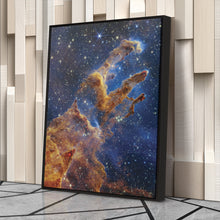 Load image into Gallery viewer, Pillars of Creation NASA Canvas Art - James Webb Space Telescope Decor
