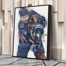 Load image into Gallery viewer, Cale Makar Canvas Art – Colorado Avalanche Wall Decor
