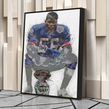 Load image into Gallery viewer, Lawrence Taylor Canvas Art – New York Giants Wall Decor
