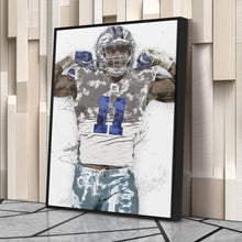 Load image into Gallery viewer, Micah Parsons Canvas Art – Dallas Cowboys Wall Decor
