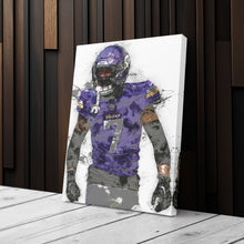 Load image into Gallery viewer, Byron Murphy Jr. Canvas Art – Minnesota Vikings Wall Decor
