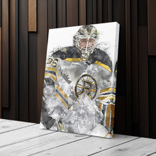 Load image into Gallery viewer, Linus Ullmark Canvas Art – Boston Bruins Wall Decor
