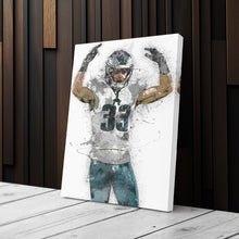 Load image into Gallery viewer, Cooper DeJean Canvas Art – Philadelphia Eagles Wall Decor
