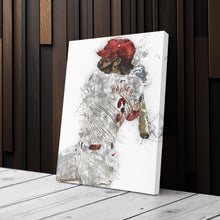 Load image into Gallery viewer, Bryce Harper Canvas Art – Philadelphia Phillies Wall Decor
