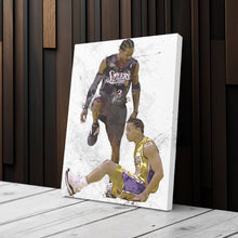 Load image into Gallery viewer, Allen Iverson Step Over Canvas Wall Art – NBA Legend for Man Cave
