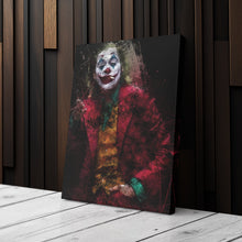 Load image into Gallery viewer, Joker Smoking Canvas – Dark Villain Wall Art Gift for Movie &amp; Comic Fans
