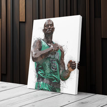 Load image into Gallery viewer, Kevin Garnett Canvas Art – Boston Celtics Wall Decor

