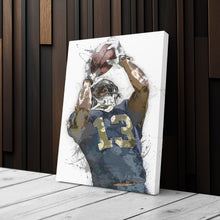 Load image into Gallery viewer, Michael Thomas Canvas Art – New Orleans Saints Wall Decor
