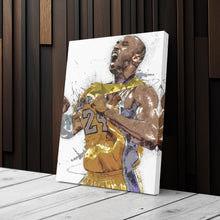 Load image into Gallery viewer, Kobe Bryant Canvas Art – Lakers Basketball Wall Decor
