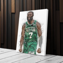 Load image into Gallery viewer, Jaylen Brown Canvas Art – Boston Celtics Wall Decor
