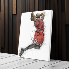 Load image into Gallery viewer, Derrick Rose Canvas Art – Chicago Bulls Wall Decor
