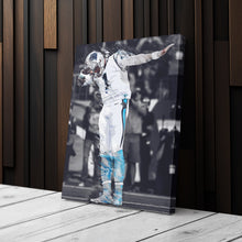 Load image into Gallery viewer, Cam Newton Canvas Art - Panthers Dab Celebration Wall Decor

