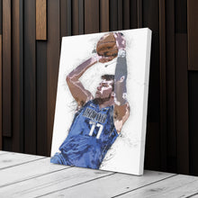 Load image into Gallery viewer, Luka Doncic Canvas Art – Dallas Mavericks Wall Decor
