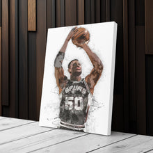 Load image into Gallery viewer, David Robinson Canvas Art – San Antonio Spurs Wall Decor
