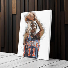Load image into Gallery viewer, Isiah Thomas Canvas Art – Detroit Pistons Wall Decor
