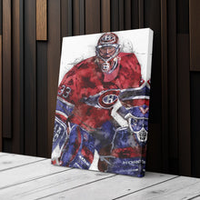 Load image into Gallery viewer, Patrick Roy Canvas Art – Montreal Canadiens Wall Decor

