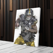Load image into Gallery viewer, Najee Harris Canvas Art – Pittsburgh Steelers Wall Decor
