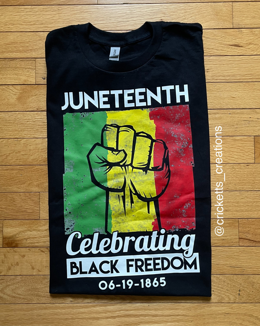Juneteenth Raised Fist Freedom Shirt