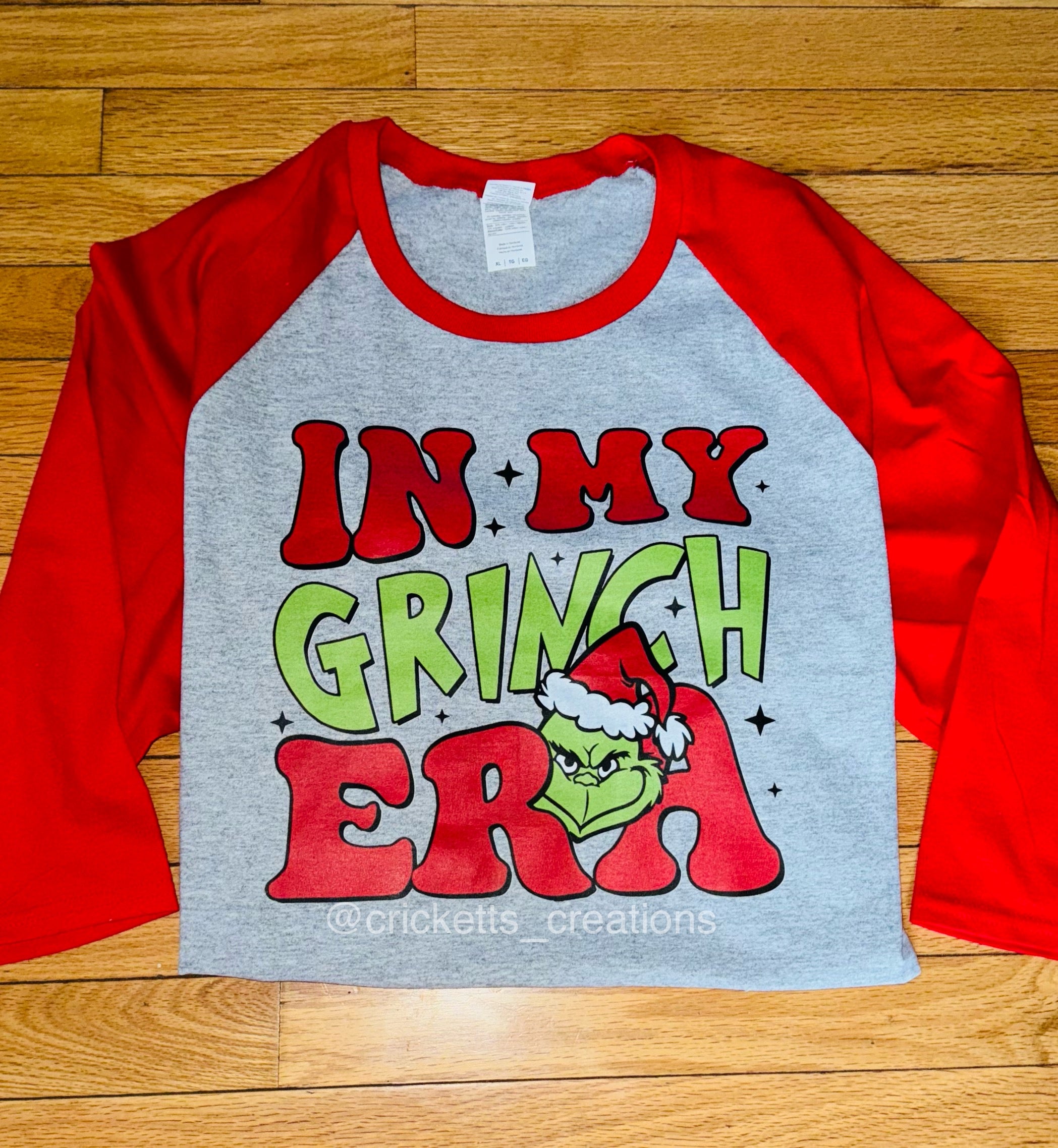 In My Grinch Era Raglan Shirt