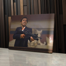 Load image into Gallery viewer, Scarface Canvas – Tony Montana Wall Art for Man Cave
