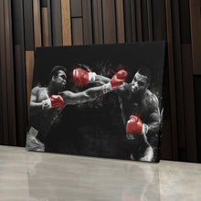 Load image into Gallery viewer, Mike Tyson vs Muhammad Ali Canvas Art – Boxing Legends Wall Decor
