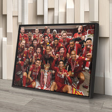 Load image into Gallery viewer, Liverpool Champions Canvas – Soccer Wall Art for Fans
