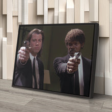 Load image into Gallery viewer, Pulp Fiction Gangsta Canvas – Classic Movie Wall Art
