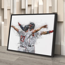 Load image into Gallery viewer, Austin Riley &amp; Dansby Swanson Canvas Art – Atlanta Braves Wall Decor
