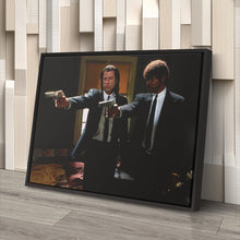 Load image into Gallery viewer, Pulp Fiction Canvas – Vincent &amp; Jules Gangsta Movie Wall Art for Home Decor
