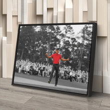 Load image into Gallery viewer, Tiger Woods Canvas Art – Masters 2019 Golf Wall Decor
