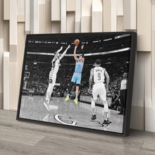 Load image into Gallery viewer, Tyler Herro Canvas Art – Clutch Shot Basketball Decor
