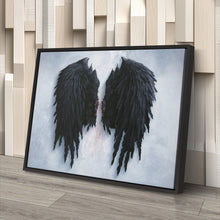 Load image into Gallery viewer, Banksy Angel Wings Canvas – Urban Street Art for Home Decor
