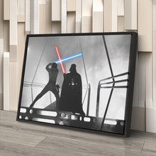 Load image into Gallery viewer, Star Wars - Darth Vader vs Luke Skywalker Fight Canvas Wall Art Decor

