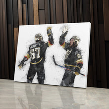 Load image into Gallery viewer, Max Pacioretty &amp; Mark Stone Canvas Art – Vegas Golden Knights Wall Decor

