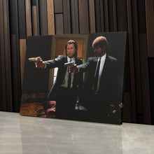 Load image into Gallery viewer, Pulp Fiction Canvas – Vincent &amp; Jules Gangsta Movie Wall Art for Home Decor
